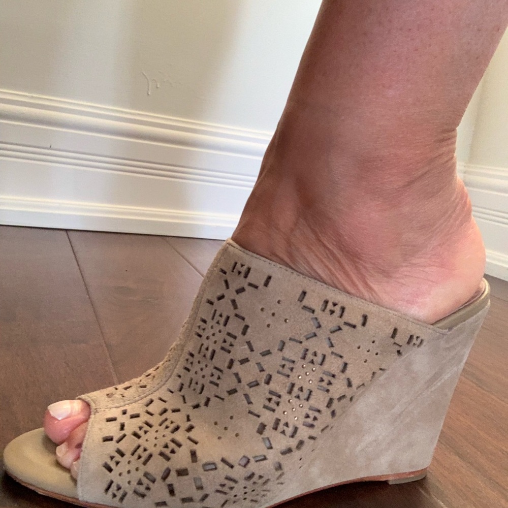 JOIE suede wedges